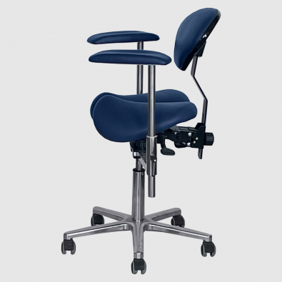 SADDLE PRO Doctor's stool for working with a microscope